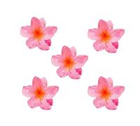 Xiwhuua Pince à griffes de fleurs, pinces à fleurs pour cheveux | 5 pièces pinces à cheveux colorées pince à cheveux | Petites pinces à cheveux à la mode, pince à cheveux florale pour cheveux