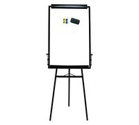 XIWODE - Panneau Magnétique Blanc Mobile avec Support Triangulaire Renforcé - Surface Effaçable à Sec Lisse 90x60 cm - Idéal pour Bureau, Réunions, Maison ou École (Tablette d’écriture mobile)