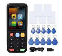 XIXEI X7 NFC RFID Card Copier Reader Writer Duplicator for Mulit Frequency Read and Writer Smart Card Programming Card (5 pcs réinscriptibles Cartes 5 pcs UID Keyfobs 5pcs T5577)