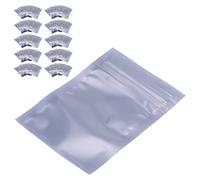 Xixian 100pcs / Ensemble Sac de Rangement Re-alable Antistatique 6x9cm, Empêcher L'accumulation Statique, étanche, Réutilisable, pour les Accessoires électroniques, les Batteries, etc.