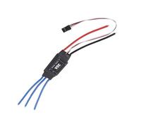 Xixian 20A ESC sans Balais pour Le Navire RC, Haute Puissance, sans Freinage, Vitesse de Réponse Rapide, Bonne contrôlabilité, Un étalonnage clé, Bouchon et Jeu, Sortie UBEC Pratique, (30A)