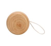 Xixian 3 Pièces Yo-Yo en Bois Peignable DIY Fait à la Main Jouet pour Bébé | Matériau en bois naturel, sans danger pour les tout-petits, pratique de la coordination œil-main, conception mini ronde,