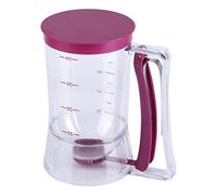 Xixian 900mL Batter Dispenser Cupcake Pancake Waffle Measuring Cup, Food Grade Plastic Material Ensures Using Safety, Manual Operated, It Just Needs You to Press the Handle Bar Gently,