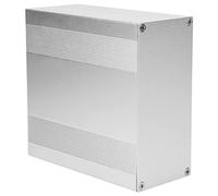 Xixian Boîtier de Projet en Aluminium, Argent Mat, pour électronique HIFI | Boîtier en alliage 6063-T5, bouclier de dissipation thermique, PCB, amplificateur, boîtier d\'analyseur