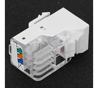 Xixian CAT3 RJ11 Module 4- Phone Jack pour Transmission Rapide du Signal | Construction en plastique ABS, terminal IDC à port unique, normes EIA/TIA 568A/B, solution de câblage intégrée