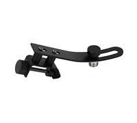 Xixian Clip de Microphone à Tambour en Acier Inoxydable, Support de Montage Réglable et Résistant aux Chocs pour Caisse Claire, Adaptateur Support Micro sécurisé à Pince en C pour équipement