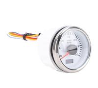 Xixian Compteur 52 Mm avec Totalisateur pour Moteurs (White Dial Silver