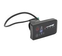 Xixian Compteur d'Affichage de Puissance de Vélo électrique, Panneau LED étanche à 5 Broches pour Guidon Scooter, Jauge Vitesse Boîtier ABS avec Affichage Numérique Résistant aux Intempéries pour