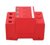 Xixian DC PV Parafoudre 1000V Orange Ignifuge SPD pour Solaire (3P) | Boîtier PC, conception à montage sur rail, fenêtre d\'état vert rouge, protection du réseau du bureau à domicile,