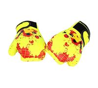 Xixian de Boxe pour Enfants, Mitaines D'entraînement de Frappe Robustes et Robustes avec Trous D'aération, Adaptés aux Enfants de 2 à 11 Ans, à Porter et à Enlever (Jaune)