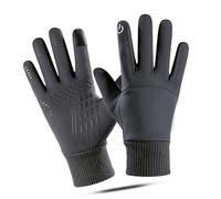 Xixian d'hiver Imperméables Touchs N, Chauds, Isolés Thermiquement, Antidérapants, Doigt Complet pour Le Cyclisme, la Randonnée, l'alpinisme, la Course à Pied, Conduite, pour Hommes et Femmes (XL)