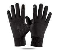 Xixian d'hiver Imperméables Touchs N, Chauds, Isolés Thermiquement, Antidérapants, Doigt Complet pour Le Cyclisme, la Randonnée, l'alpinisme, la Course à Pied, Conduite, pour Hommes et Femmes (L)