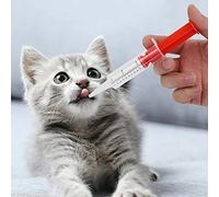 Xixian Distributeur de Médicaments pour Animaux de Compagnie à Usage | Seringue ergonomique en plastique pour un dosage précis, chats et chiens, gère facilement les médicaments humides ou secs