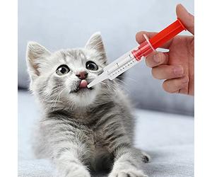Xixian Distributeur de Médicaments pour Animaux de Compagnie à Usage | Seringue ergonomique en plastique pour un dosage précis, chats et chiens, gère facilement les médicaments humides ou secs