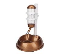 Xixian Distributeur d'eau Réglable pour Animaux avec Base Antidérapante | Mangeoire portable sur pied en ABS, conception à poteau amovible, idéale pour une utilisation en intérieur, les voyages en