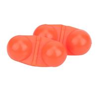 Xixian Double Rattle Pêche Perles ABS Leurres Attracteur pour Pêche en Mer | Perles ABS argentées, blanches et rouges, double vibration sonore de hochet, accessoires de leurre de pêche en mer,