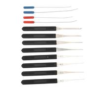 Xixian Extracteur de Touche Brisée 12pcs 0,2 à 0,4 Mm Kit de Jeu D'outils D'extracteur de Touche pour L'entretien de la Réparation, fabriqué en Acier de Printemps et en Matériaux ABS