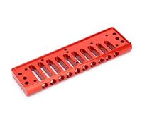 Xixian Harmonica à Anche en Aluminium SP20 Blues Instrument | Pièce de rechange en alliage poli, accessoire pour harmonica blues à 10 trous, modèles Special 20 pour un jeu fluide