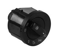 Xixian Interrupteur de Lampe de Phare 1K0941431N Chrome Noir MK5 MK6 2005-2013