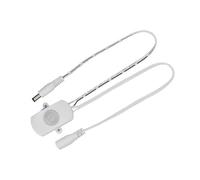 Xixian Interrupteur de Puissance du Capteur de Mouvement LED, Mini-détecteur Infrarouge pour Les Bandes LED, Lumière du Capteur Automatique avec Retard Réglable, Plage de Détection de 5 (Blanc)