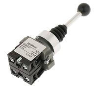 Xixian Interrupteur XD2PA12, Commutateur de Joystick 2No Contrôle verrouillé Starter Magnétique, Relais pour les Circuits AC/DC Industriels, IP55 Imperméable avec Manche en