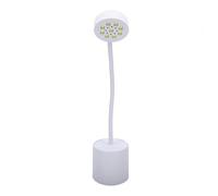 Xixian Lampe à Ongles à Détection Automatique, 9 Perles LED, Minuterie 45 S 90 S, Sèche-ongles en Gel sans Fil, avec Batterie de Type C, Autonomie de 60 Minutes, pour un Usage (Blanche)