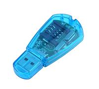 Xixian Lecteur de Carte SIM, Copy Clone écrivain CD pour la Sauvegarde SMS de Téléphone Mobile, Taux de Transfert à Grande Vitesse, Aucune Puissance Externe Nécessaire, Mini Lecteur de