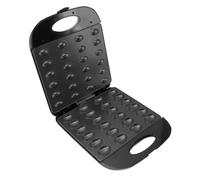 Xixian Machine à Gâteau électrique aux Noix 1400 W, Machine Oreshki 24 Pièces, Panneau Antiadhésif, Poignée Tactile Sûre, Température Réglable, ABS et Alliage D'aluminium (Prise UE 220V)