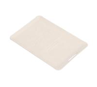 Xixian Mini Poêle Rectangulaire en Fer Antiadhésive pour Cam, Barbecue, Randonnée (Beige)