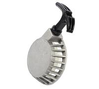 Xixian Partie de Démarreur de Traction en Métal, s'adapte à la Plupart des Vélos de Poche, Minimoto, etc., Robustes et Faciles à Utiliser, Assurance qualité, Aluminium, Argent, 14,2 X