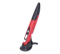 Xixian Petit Stylet de Stylo de Souris Compact, Design Portable avec 3 Paramètres DPI, Adaptés aux Utilisateurs Gauchers, Préférés par Les Utilisateurs de Ordinateur Portable (Rouge Noir)