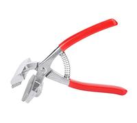 Xixian Pince à Mâchoires Larges en Toile pour étirement serré de L'art | Mâchoires en acier inoxydable, poignée ergonomique rouge, rebond à ressort, cadres en bois, kit d\'outils de peinture à