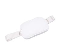 Xixian Pochette de Ceinture de Sport pour Course à Pied, Voyage, Grand Sac Support Téléphone avec Fermeture éclair en Métal, Téléphones Réglables 60 à 120 Cm jusqu'à 7,5 Pouces, Accessoire (Blanche)