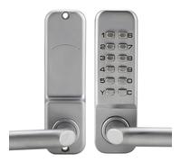 Xixian Renfer de Code de Porte à Cames Combinés, Verrouillage de Mot de Passe codé de sécurité en Alliage de Zinc 1 à 11 Chiffres avec Manuel Anglais, Facile à Installer, adapté aux