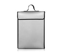 Xixian Sac à Documents Ignifuge, étanche à 1200 °C, en Silicone, sans Danger pour Les Passeports, Les Tablettes d'argent Liquide