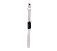 Xixian Smart Watch,USB Rechargeable Ultrasonic Bracelet, 24H Clock Display,Temperature Measurement,Step Recording, Skin Friendly, Safe for Pregnant Women and Children,Item Type: Anti (Blanc)