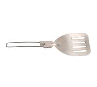 Xixian Spatule Pliante en Acier Inoxydable avec Loquet de Verrouillage, Ustensile de Cuisine Camping Portable pour Barbecue en Plein Air, Randonnée Pique-nique, Tourneur Métal Compact 304 (Spatule)