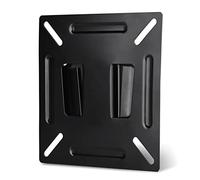 Xixian Support Mural pour écran LCD LED, Compact, 12 à 24 Pouces, Acier SPCC et électrophorétique Brillante, Métal Noir, Charge Maximale de 5 à 10 Kg, pour la Maison et Le Bureau.