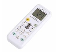 Xixian Télécommande Universelle, Faible Consommation D'énergie, écran LCD, Horloge et Minuterie, Contrôleur de Télécommande de Climatiseur Intelligent Universel Portable K-1028E,