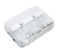 Xixian TON007B Lecteur de Cassettes avec écouteurs, Platine de Cassette Stéréo Portable, Inversion Automatique, Entrée AUX Radio FM, Baladeur Rétro pour Les Voyages à Domicile (Blanche)