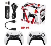 XIXIMENG Console de jeu vidéo HD rétro 4K 256 G 58000 jeux 3D intégrés + 50 simulateurs avec manette sans fil Twp