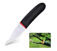 XiXiRan Couteau de Greffage, Couteau de Jardin, Couteau de Greffage Acier Inoxydable, Couteau de Pépinière Jardin, Couteau Greffe, pour Cueillette/Jardinage/Pique-Nique, Noir