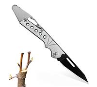 XiXiRan Couteau de jardinage, couteau à oculer pour arbres fruitiers, jardinage et greffage, couteau pliant en acier inoxydable, couteau de poche, 19 cm