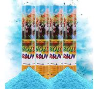 XiXiRan Lanceur de Confettis Poudre, 4pcs Cannons Poppers, Tube Mariage, Canon à Confettis Anniversaire, Lanceur Farine de Maïs