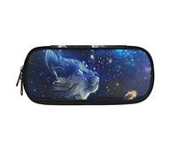xixirimido Trousse à crayons pour enfants avec fermeture éclair pour fournitures scolaires, Galaxy Cat, Taille unique, Organiseur de sac