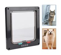 XIXIYAN ABS Acrylique Chatiere Pour Chat Chien (noir)