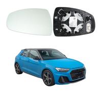 XIXIYAN Verre de Rétroviseur pour A-UDI A1 2010-2017,2017+, Rétroviseur Chauffant avec Plaque de Support, s'adapte sur la Droite Ou la Gauche du Véhicule,right-1-pcs-2010-2017