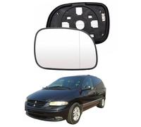 XIXIYAN Verre de Rétroviseur pour C-HRYSLER Voyager 1996-2007, Rétroviseur Chauffant avec Plaque de Support, s'adapte sur la Droite Ou la Gauche du Véhicule,left-1-pcs