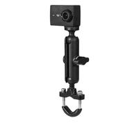 XiXiYang Support de caméra de moto rotatif à 360 °, support de caméra d'action universel avec amortisseur de vibrations pour GoPro Hero, DJI Osmo Action, Insta360 - Guidon, support de rétroviseur pour
