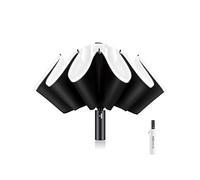 XIXVON Parapluie Pro | Parapluie Inversé, Protection UV 50+ à 99%, Bande De SéCurité RéFléChissante, RéSistant Au Vent, Portable, Automatique, Pliant